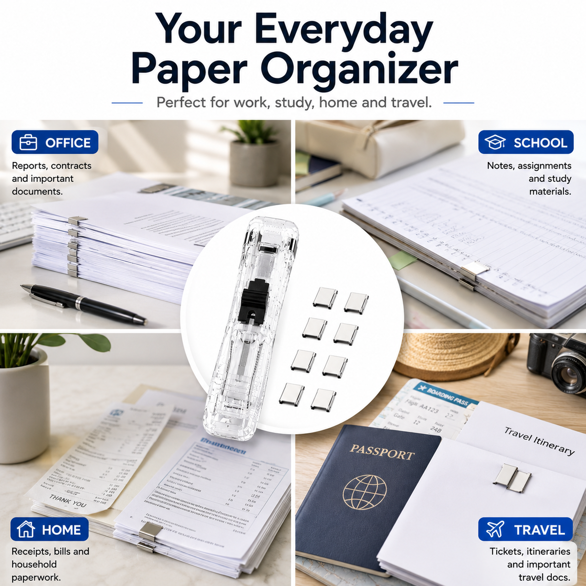 ClipMate Portable Paper Clip Dispenser