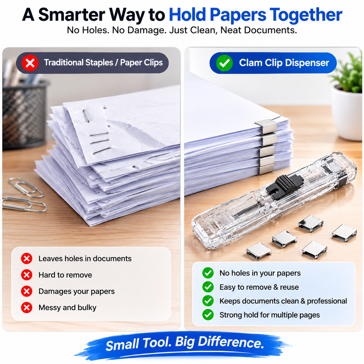 ClipMate Portable Paper Clip Dispenser