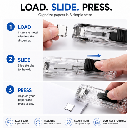 ClipMate Portable Paper Clip Dispenser